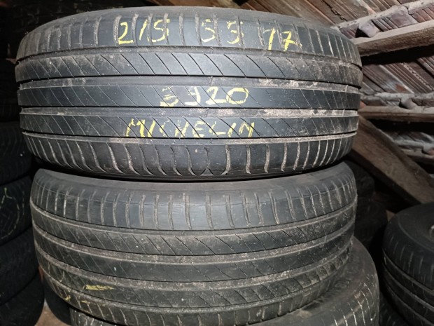 eladó nyári 215/55 R17 gumi pár Michelin