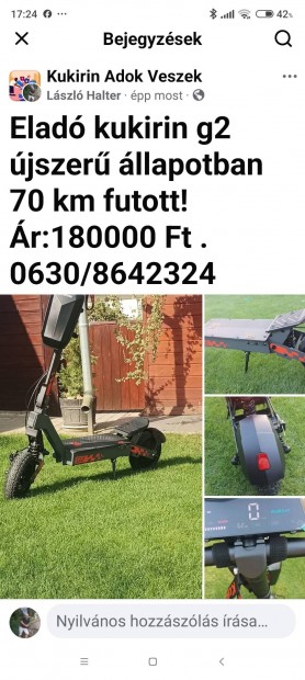elektromos roller 