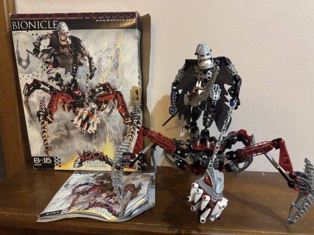 elkelt Lego bionicle Vezon&Fenrakk doboz+ lers