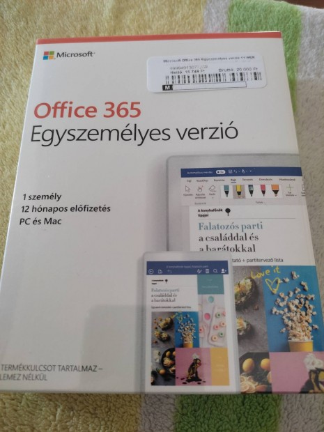 eredeti bontatlan Microsoft Office 365