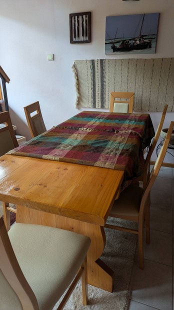 tkez asztal 6 moshat szkkel