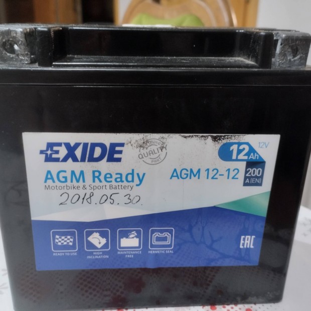 exide agm 12-12 akkumultor 