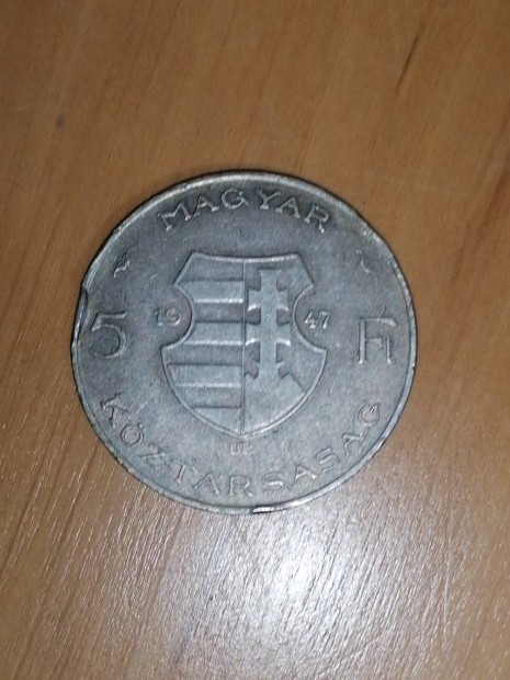 ezüst Kossuth 5 forint 1947