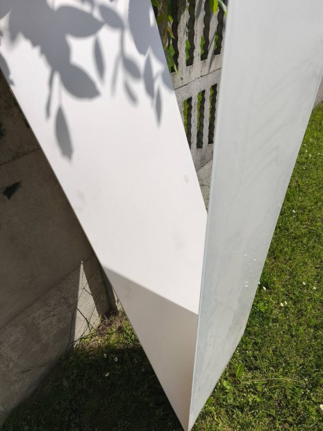 fehér üveg lap 48*160cm eladó