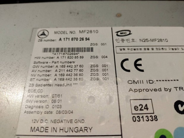 fejegység mercedes