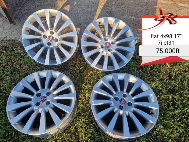 fiat bravo 4x98 17 col alufelni szett