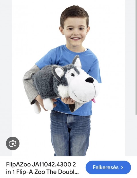 flipazoo új állapotú sárkány unikornis husky kutya jegesmedve plüss