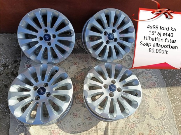 ford ka 4x98 15col alufelni szett