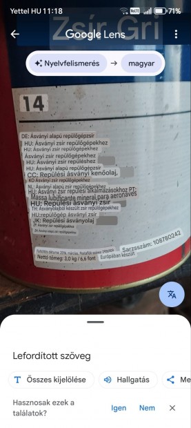 gepzsír ásványi zsír