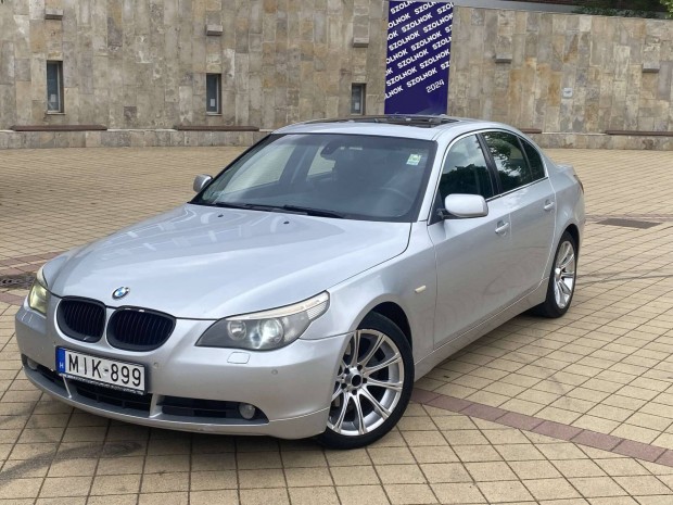 gyári állapotú BMW E60 525i 192le