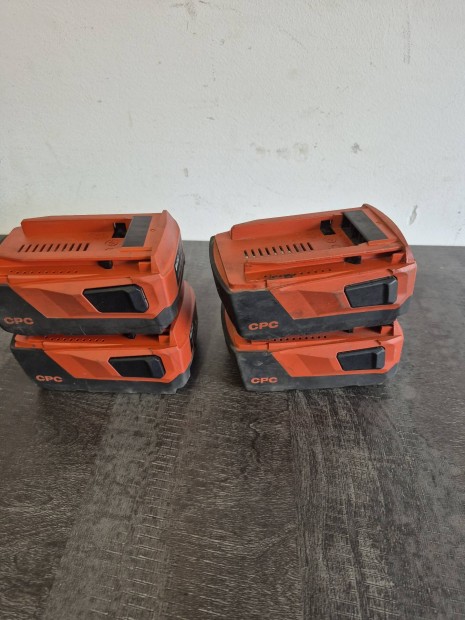 hilti 22 volt 4 Ah 4 db akkumulátor