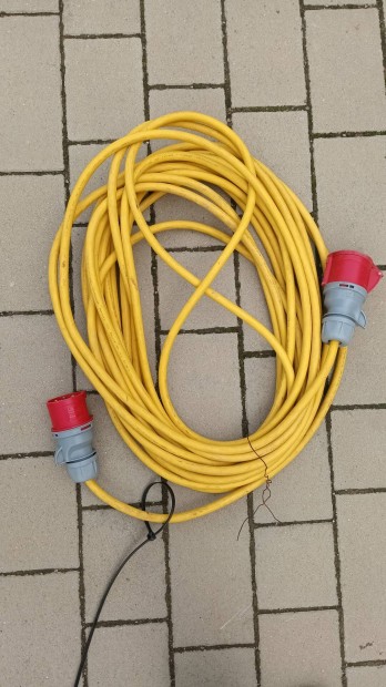 hosszabbító ipari 380 V 32 A 25 M profi kábel