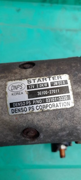 hyundai Santa fel 2.5 crdi önindító