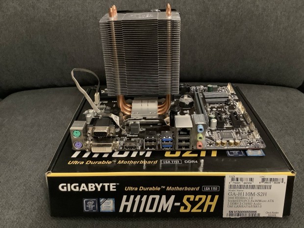 i7-6700 + Gigabyte H110M-S2H + ht elad 