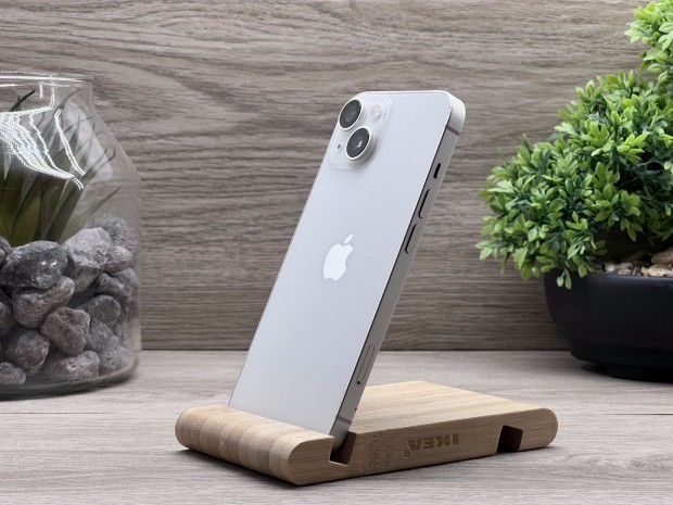 iPhone 14 Starlight 128GB 2 ÉV Garanciával Számlával Aksi 100%