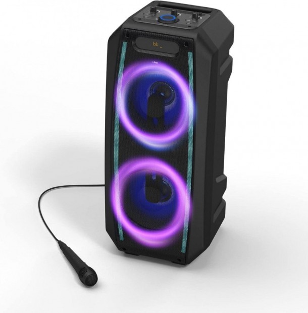 i-box Party Speaker 120W hordozhat Bluetooth boombox mikrofonnal, RG