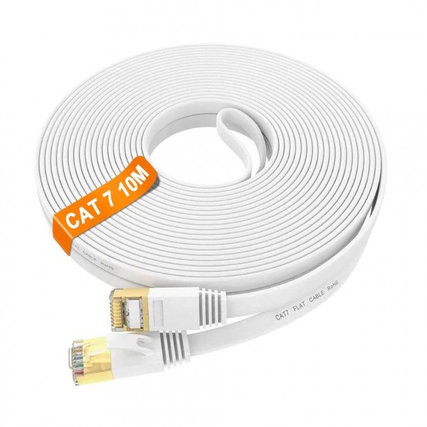 ikbc 10m Cat 7 Magas Sebessg Lapos Ethernet Kbel - Fehr