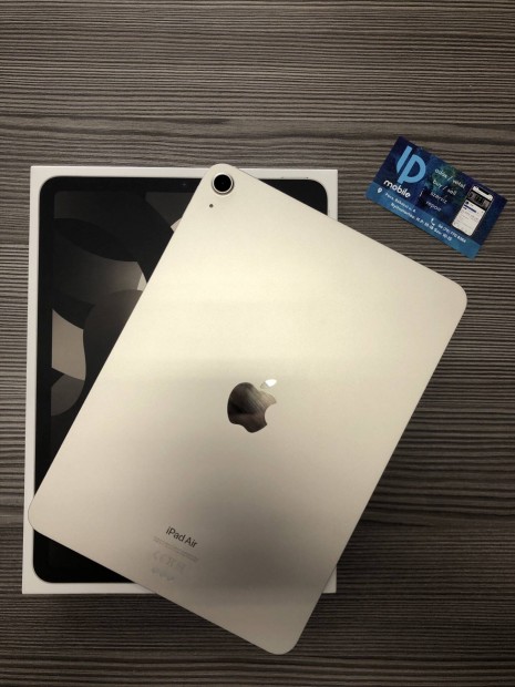 ipad Air (5th gen), jszer-Hibtlan, 64GB, Starlight, Gyri garancia