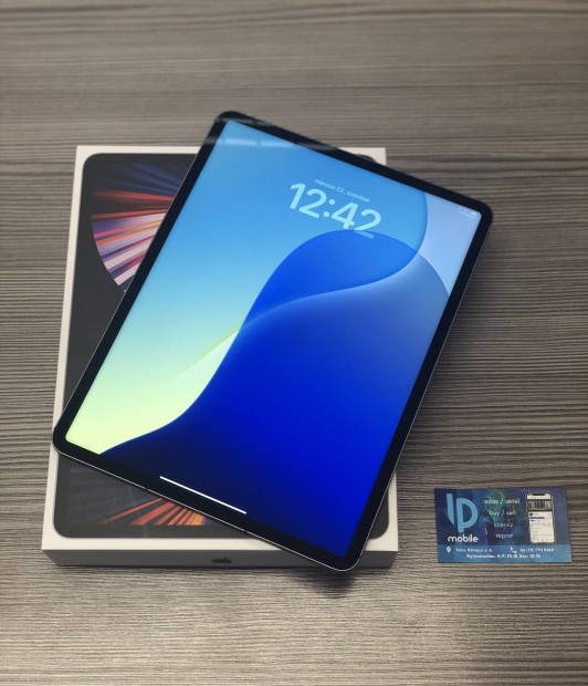 ipad Pro 12,9" (5th gen) M1, Újszerű, 256GB, Cellular, Garancia