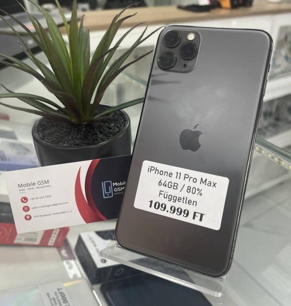 iphone 11 Pro Max 64GB Fggetlen Garancival 