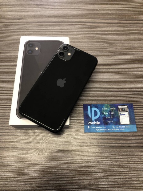 iphone 11, jszer, 64GB, Fggetlen, Dobozos, Garancia