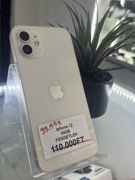 iphone 12 64GB Krtyafggetlen 3 hnap garancia 