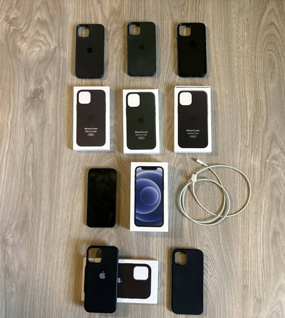 iphone 12 mini 64GB (srlt htlapi veg) + eredeti Apple tokok