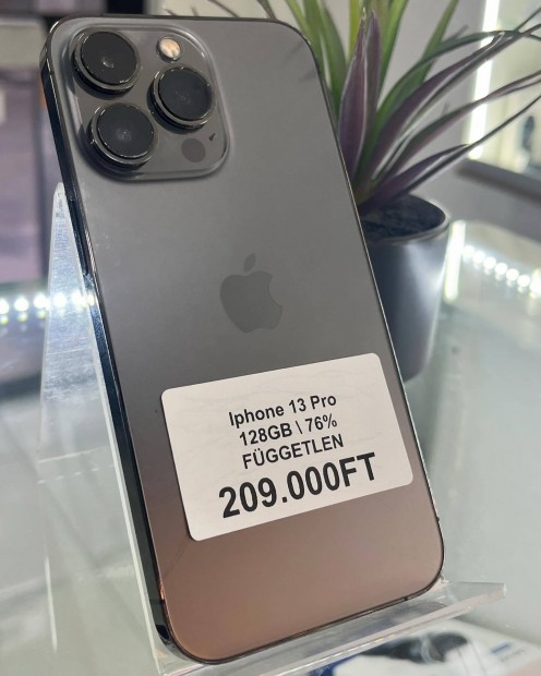 iphone 13 Pro 128GB Fggetlen 3 hnapos garancival 