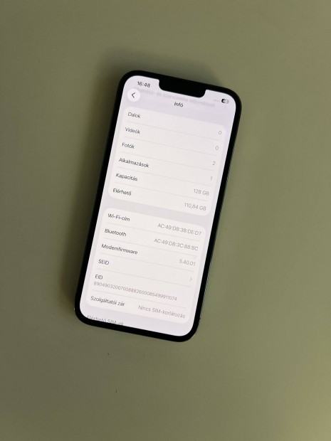 iphone 13 Pro 128GB Graphite F�ggetlen