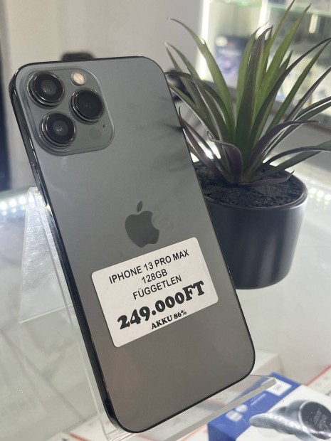 iphone 13 Pro Max 128GB Krtyafggetlen 3 hnap garancia 