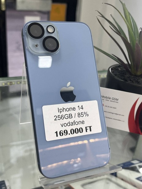 iphone 14 256GB 85%aksi Vodafone  Garancival