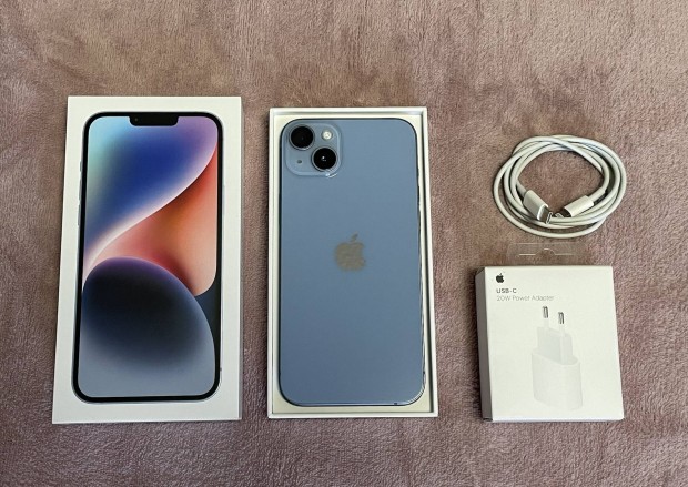 iphone 14 Plus 128GB - AKKU 85% - Jótállás 2025.12.-hóig, hibátlan