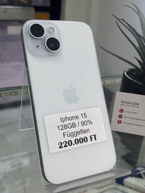 iphone 15 128GB 90%aksi Fggetlen Garancival 