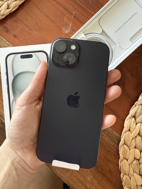 iphone 15 128 GB bontatlan fekete