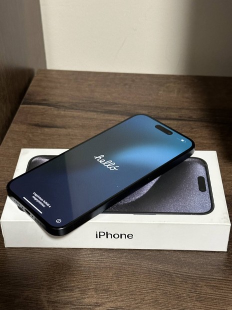 iphone 15 Pro Max 256GB blue titanium Krtyafggetlen