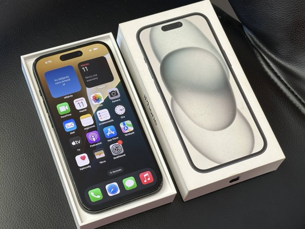 iphone 15, 128GB, Kártyafüggetlen, 88%Akksi