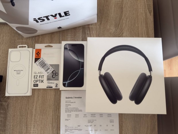 iphone 16 Pro Max + Airpods Max Gen 2 istyle Vásárlás!