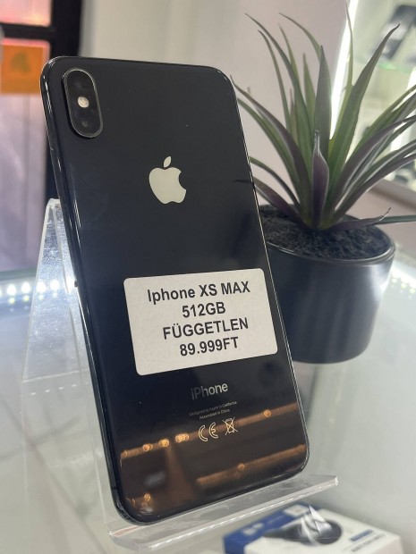 iphone XS Max 512GB Fggetlen 3 hnap garancia 