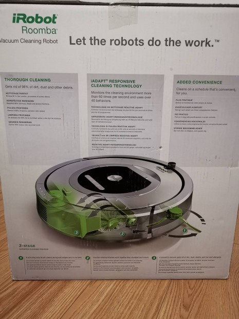 irobot Roomba 780 robot porszv 