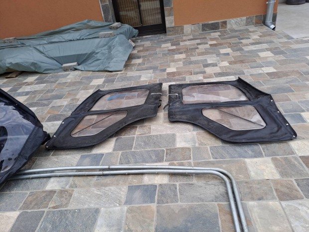 jeep cj  ponyvatet� ajt�kkal ajt�k f�lbecsukhat�k,leszedhet�k