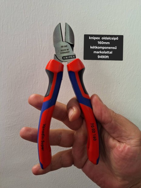 knipex  oldalcsip fog 160mm