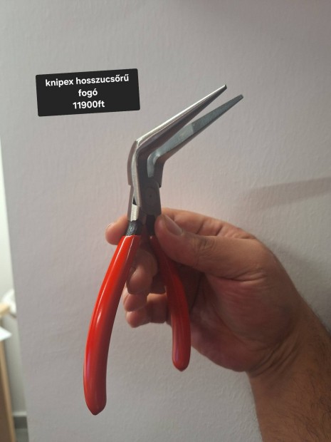 knipex hosszcsr hajlitott fog krmozott 