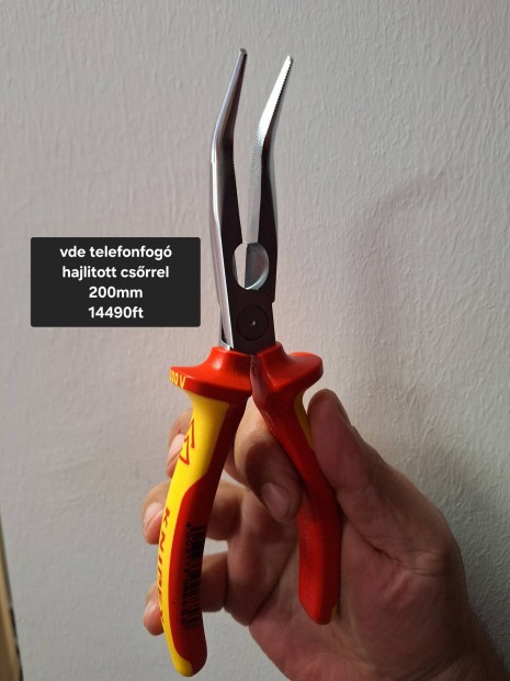 knipex vde telefonfog hajlitott 200mm