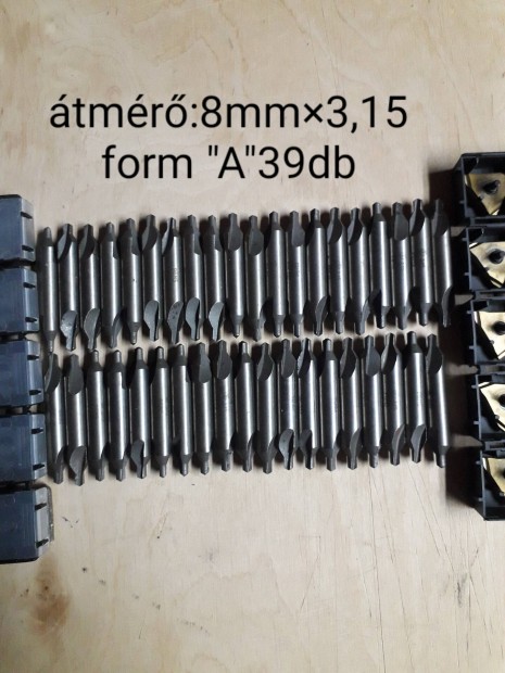 központfuró Din332 "A"form 8×3,15