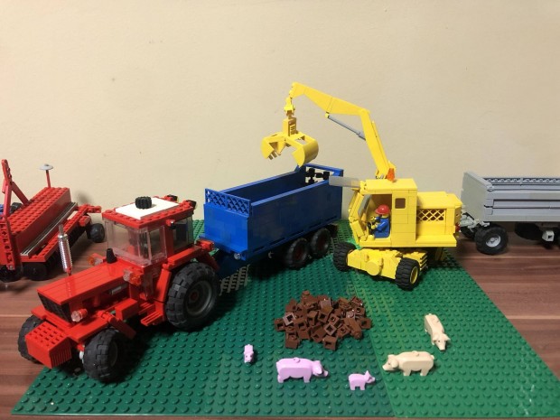 lego traktor szett!