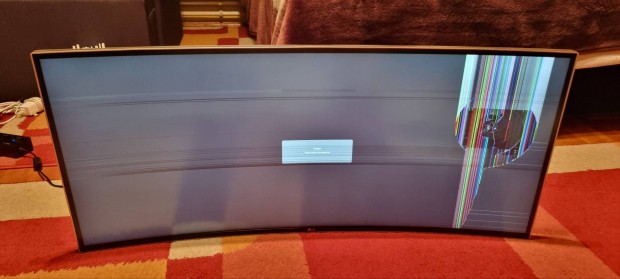 lg 38" ívelt led monitor hibás