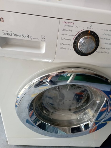 lg 8 kilós öltöltős mosógép direct drive inverter
