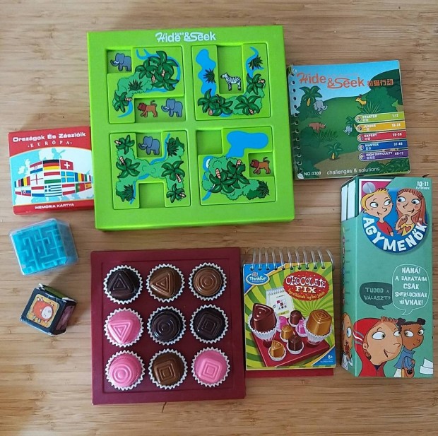 logikai társasok egyben think fun chocolate fix