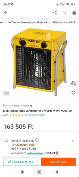 master fűtő ventilátor