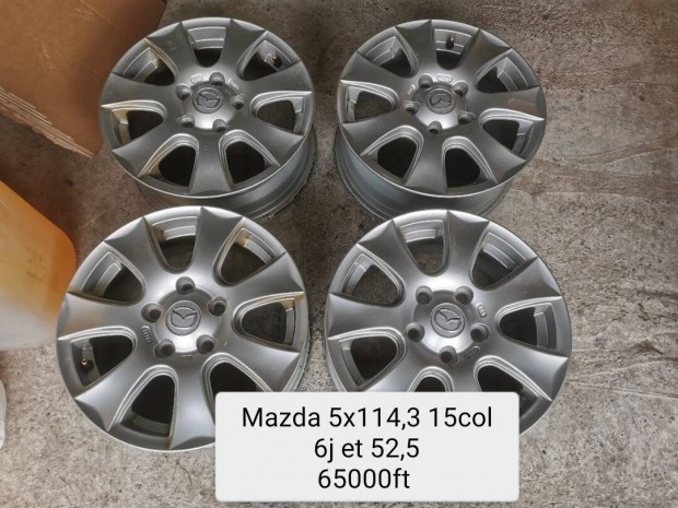 mazda 5x114,3 15 col alufelni szett 